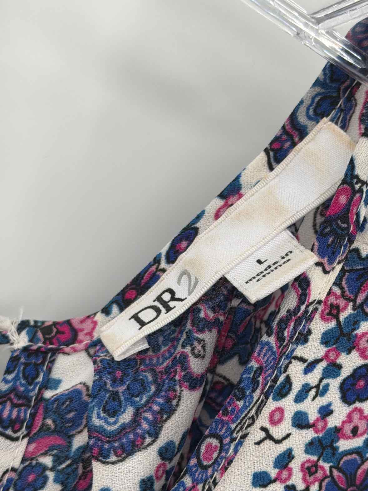 Pre-Owned DR2 Blue Size Large Tank Top | True Fashionistas.
