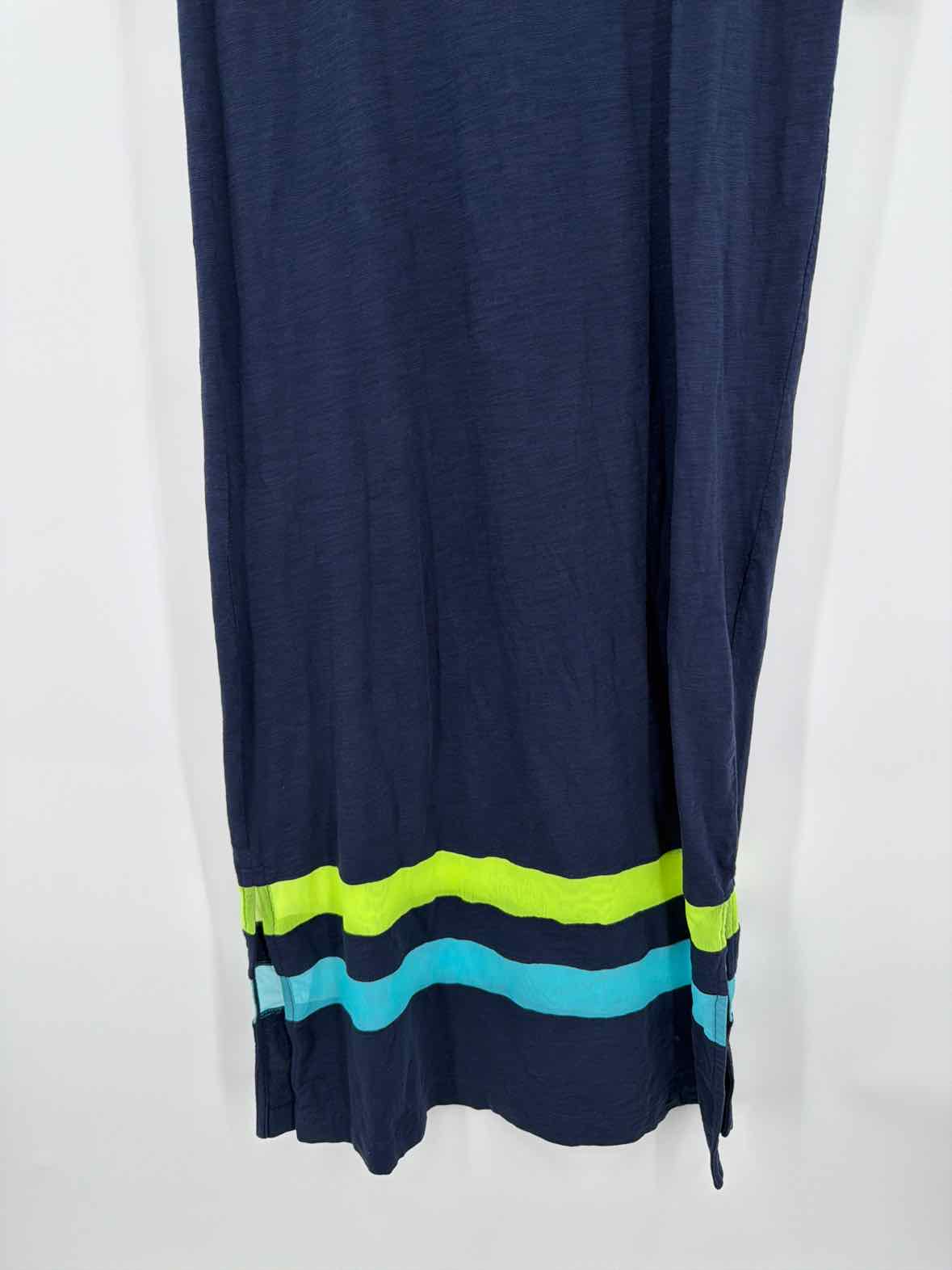 Pre-Owned Lisa Todd Navy Size Small Long Short Sleeve Dress | True Fashionistas.