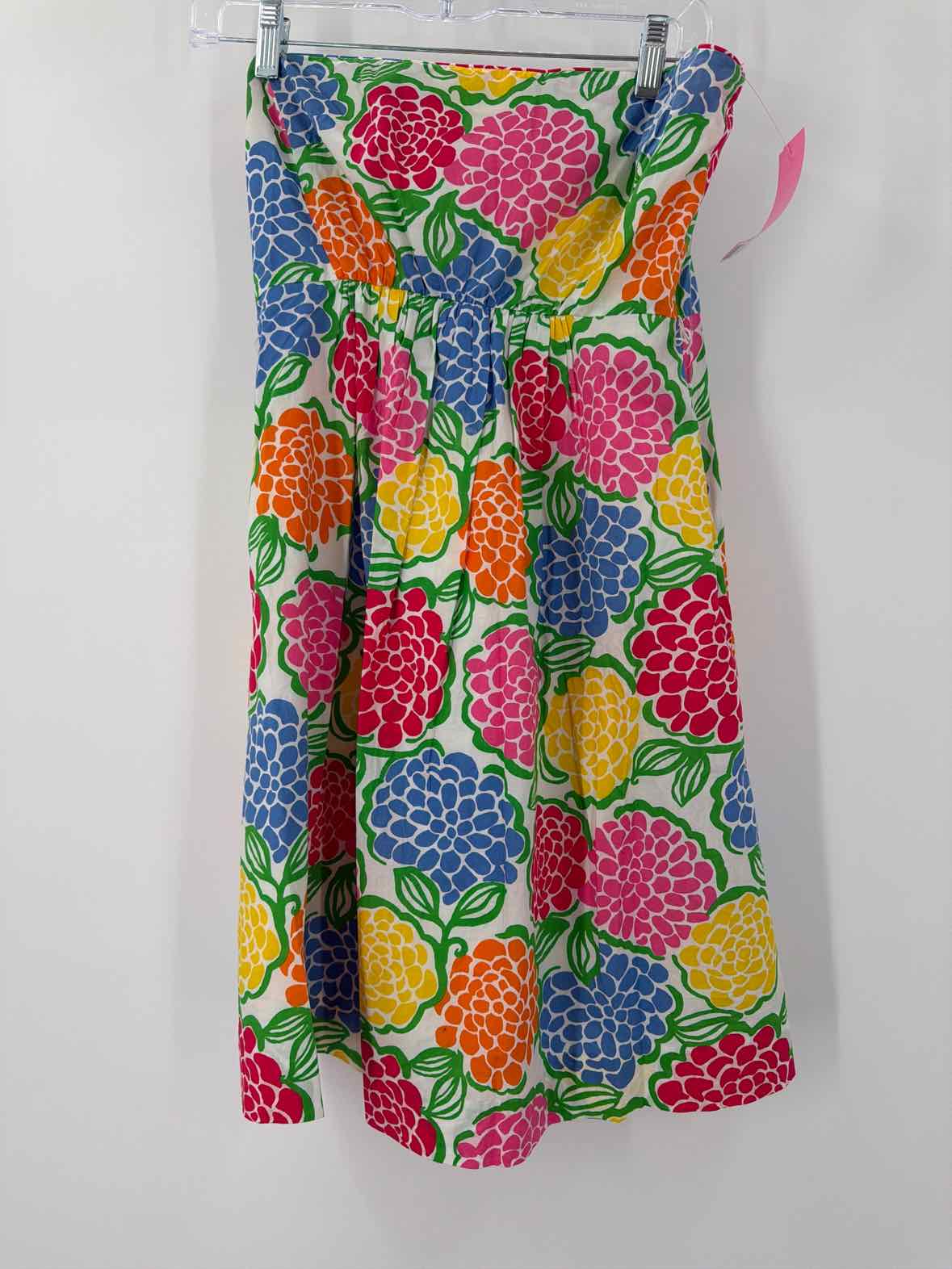 Pre-Owned Lilly Pulitzer Yellow Size 2 Short Strapless Dress | True Fashionistas.
