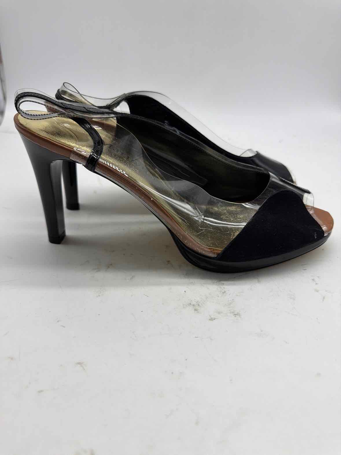 Pre-Owned Marilyn's Black Size 6.5 Slingback Heels | True Fashionistas.