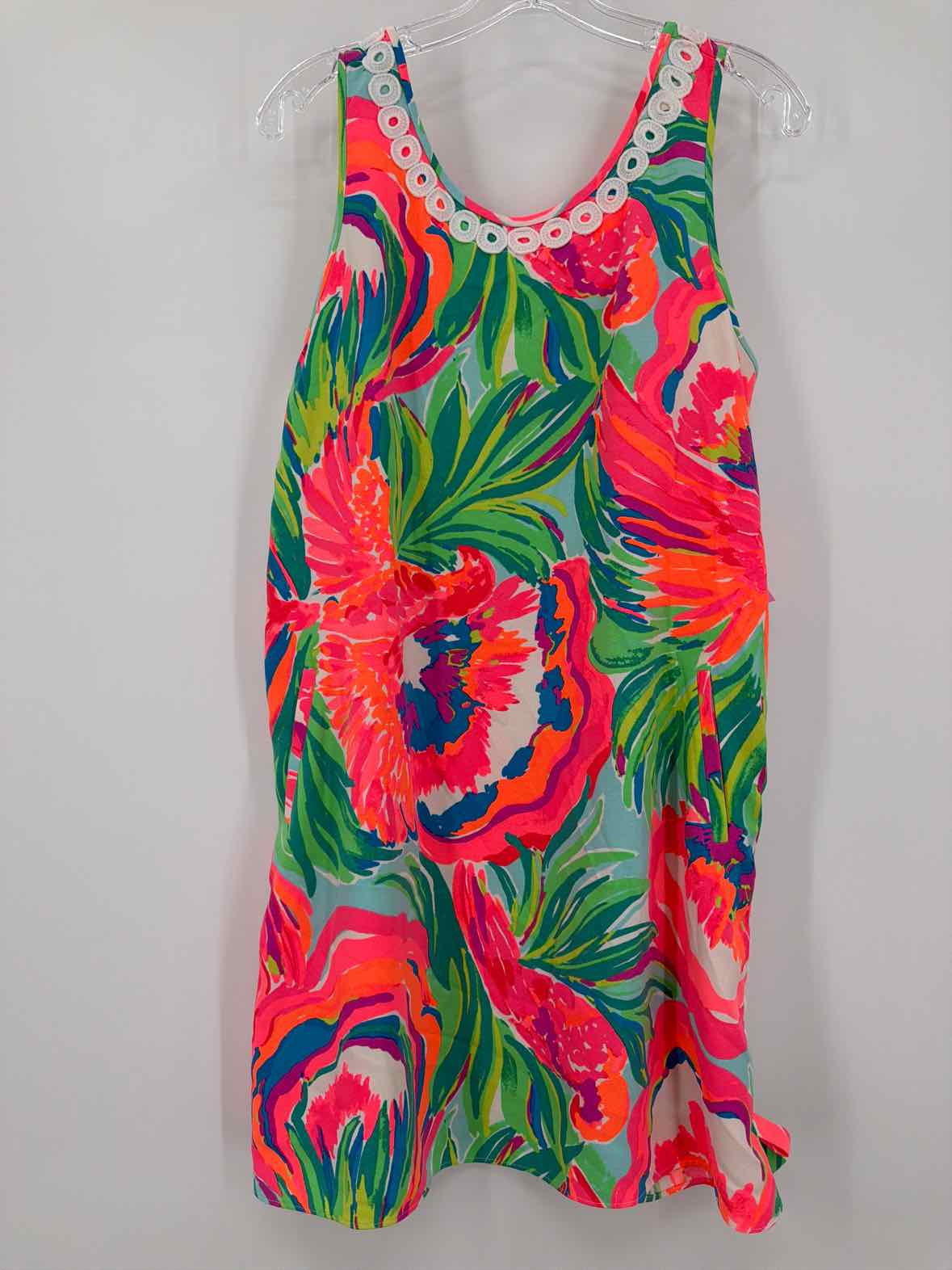 Pre-Owned Lilly Pulitzer Pink Size 12 Short Sleeveless Dress | True Fashionistas.