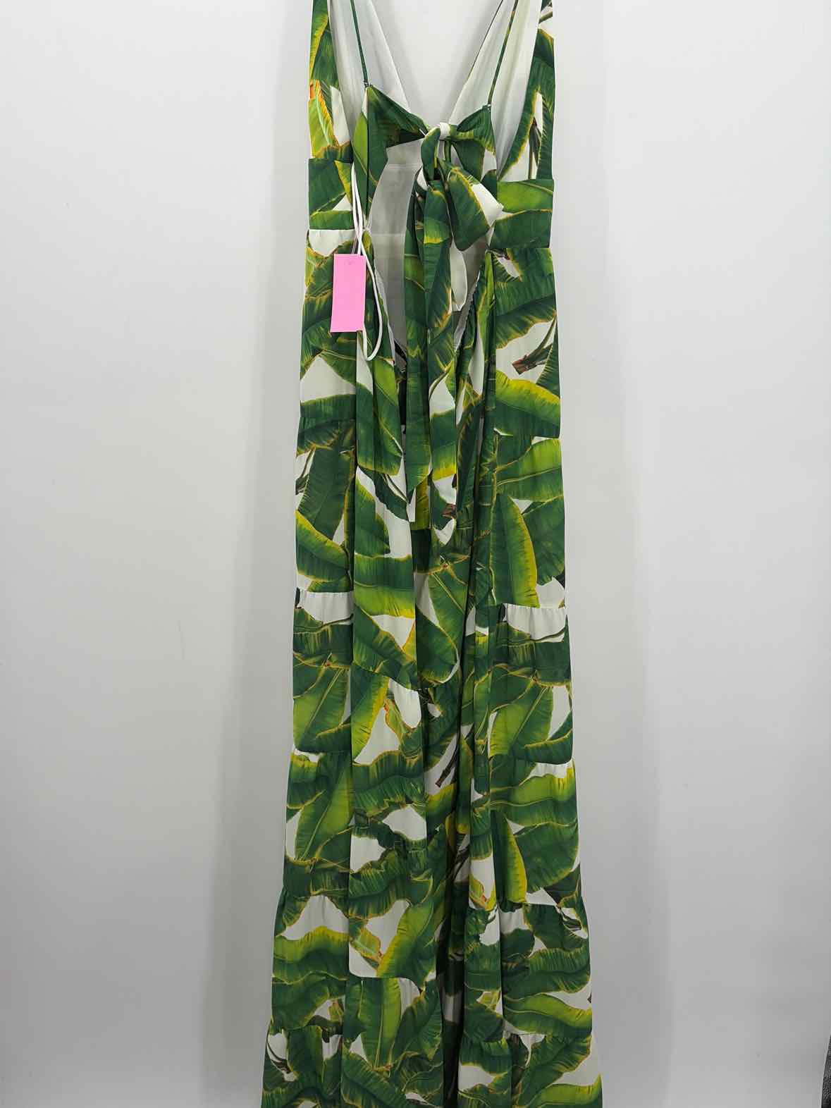 Pre-Owned Alice + Olivia Green Size 4 Maxi Sleeveless Dress | True Fashionistas.