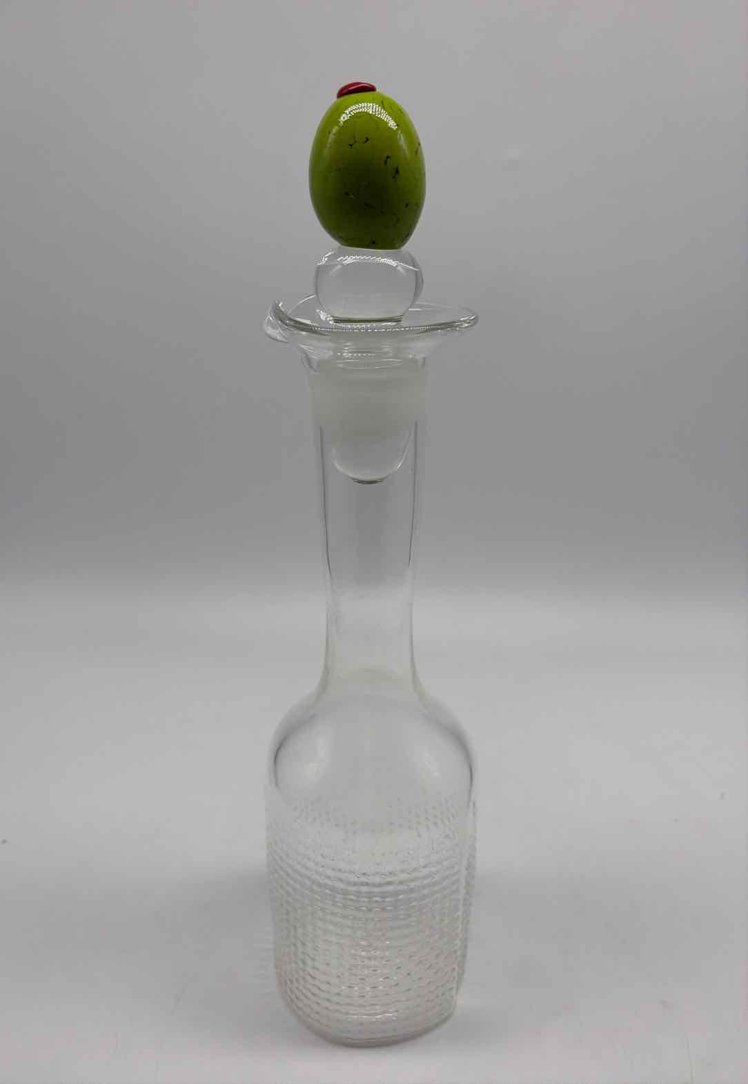 Glass Bottle With Olive Stopper | True Fashionistas.