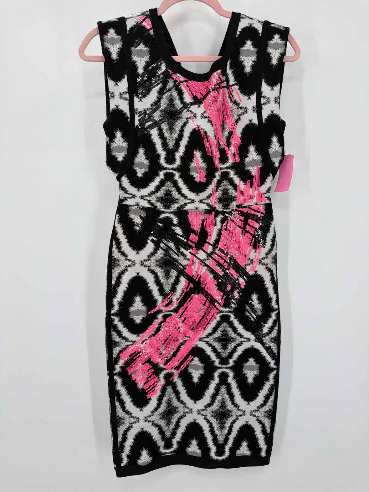 Pre-Owned Herve Leger Black Size Small Knit Bodycon Short Sleeveless Dress | True Fashionistas.