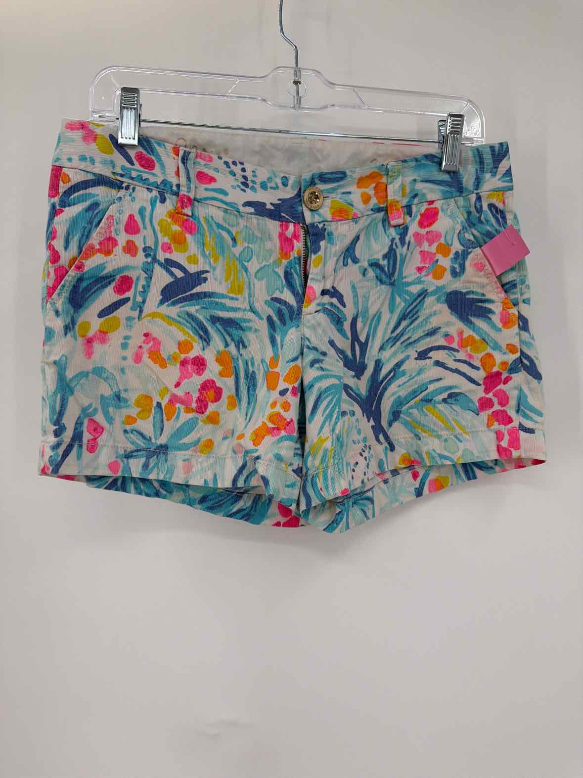 Pre-Owned Lilly Pulitzer Blue Size 2 Callahan Printed Shorts | True Fashionistas.