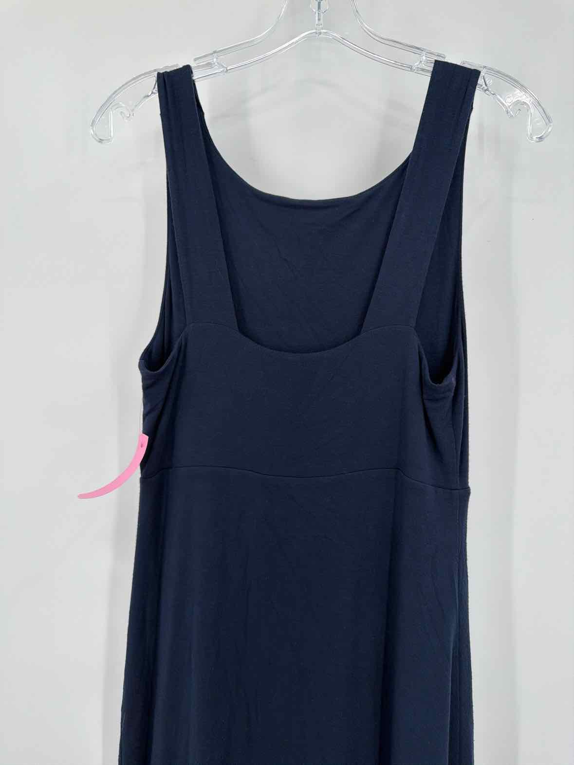 Pre-Owned Athleta Navy Size Small Midi Sleeveless Dress | True Fashionistas.