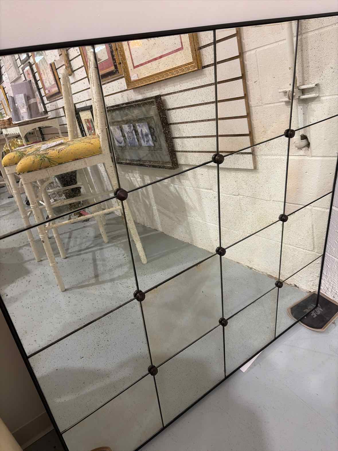 Pottery Barn Markle Antique Glass Panel Mirror | True Fashionistas.