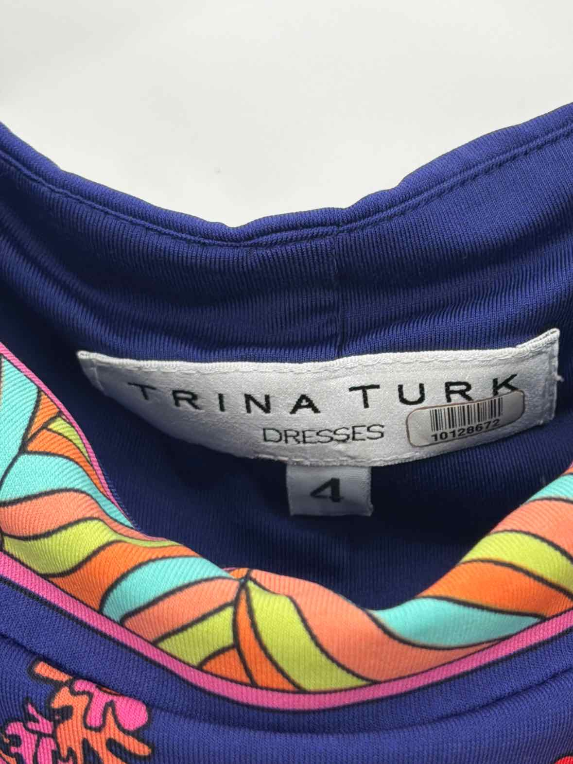 Pre-Owned Trina Turk Purple Size 4 Short Sleeveless Dress | True Fashionistas.