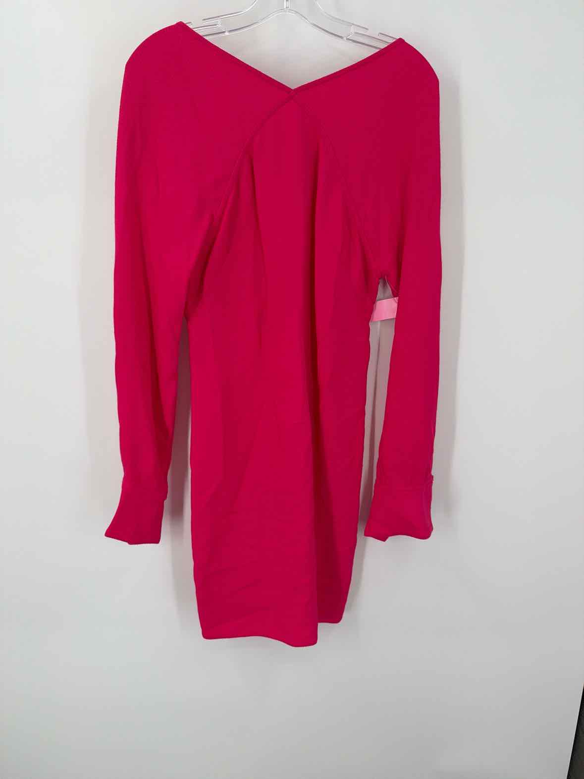 Pre-Owned Victoria Beckham Pink Size 6 Short Long Sleeve Dress | True Fashionistas.