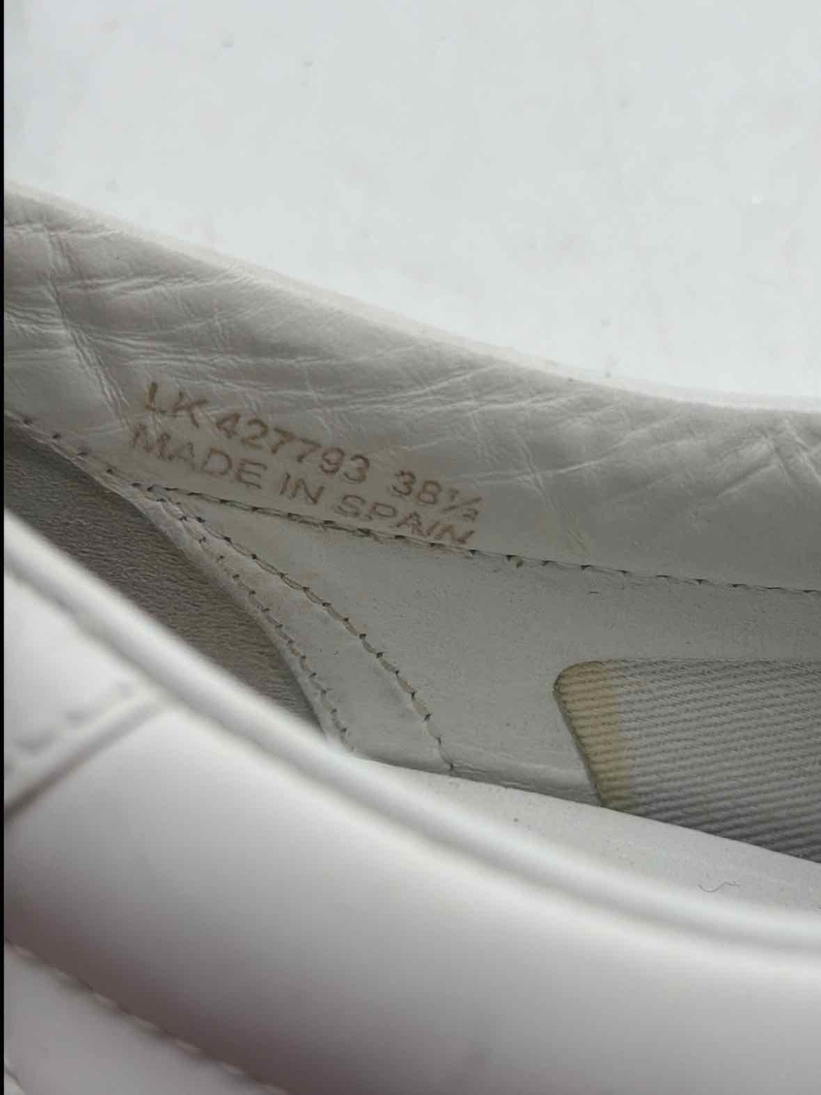Pre-Owned Saint Laurent White Size 8.5 Fashion Sneaker Athletic Shoes | True Fashionistas.