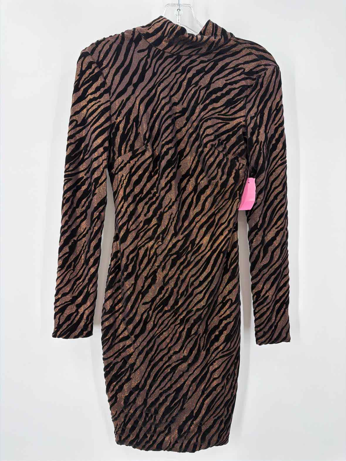 Pre-Owned House of London Brown Size XS Short Long Sleeve Dress | True Fashionistas.