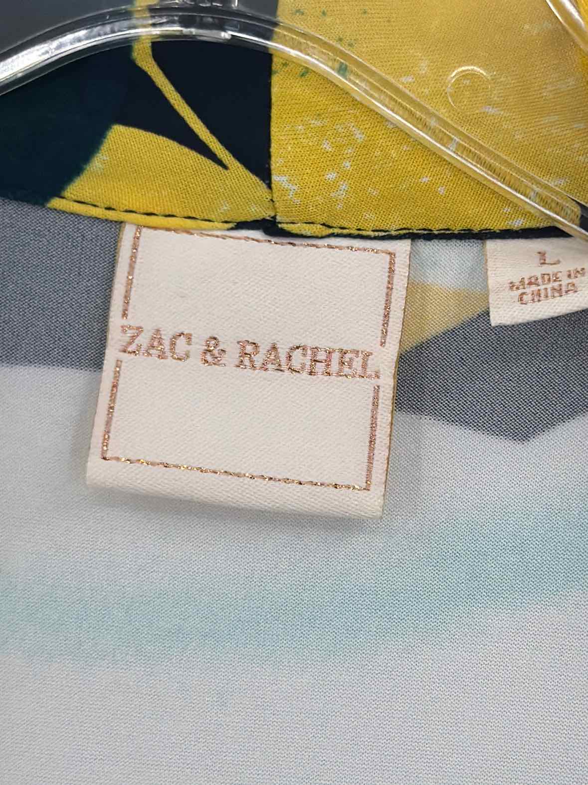 Pre-Owned Zac & Rachel Blue Size Large Cardigan Blouse | True Fashionistas.