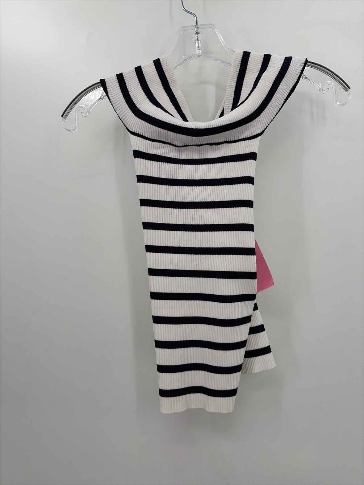 COMMENSE White Size Small Stripe Tank Top | True Fashionistas.