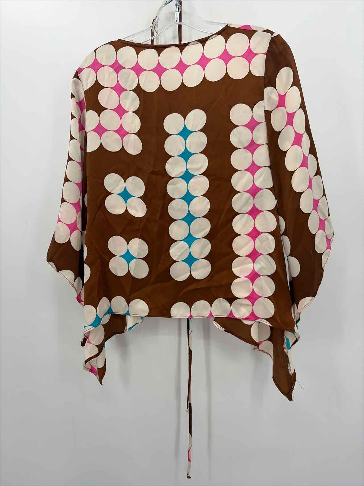 Pre-Owned Alice & Trixie Brown Size Small Long Sleeve Blouse | True Fashionistas.