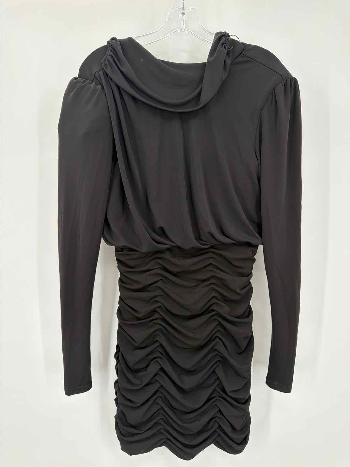 Pre-Owned Cinq a Sept Black Size 6 Short Long Sleeve Dress | True Fashionistas.
