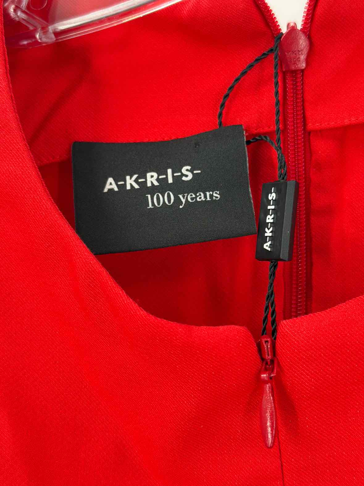 Pre-Owned Akris Red Size 4 Short Sleeveless Dress | True Fashionistas.