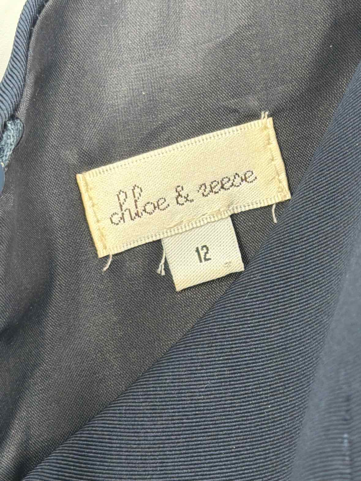 Pre-Owned Chloe & Reese Navy Size 12 Cocktail Short Sleeveless Dress | True Fashionistas.