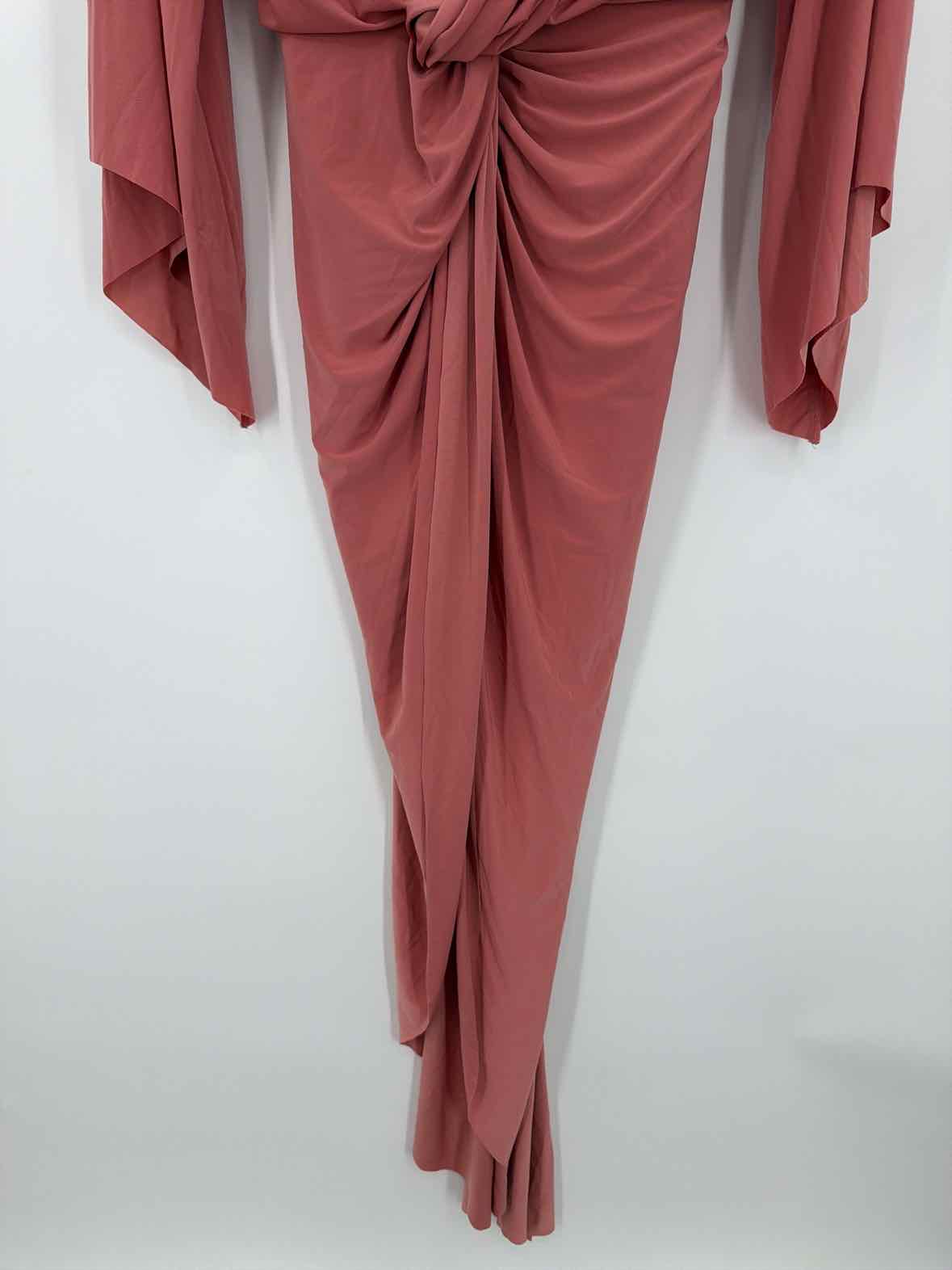 Pre-Owned Misa Pink Size Small Long Long Sleeve Dress | True Fashionistas.