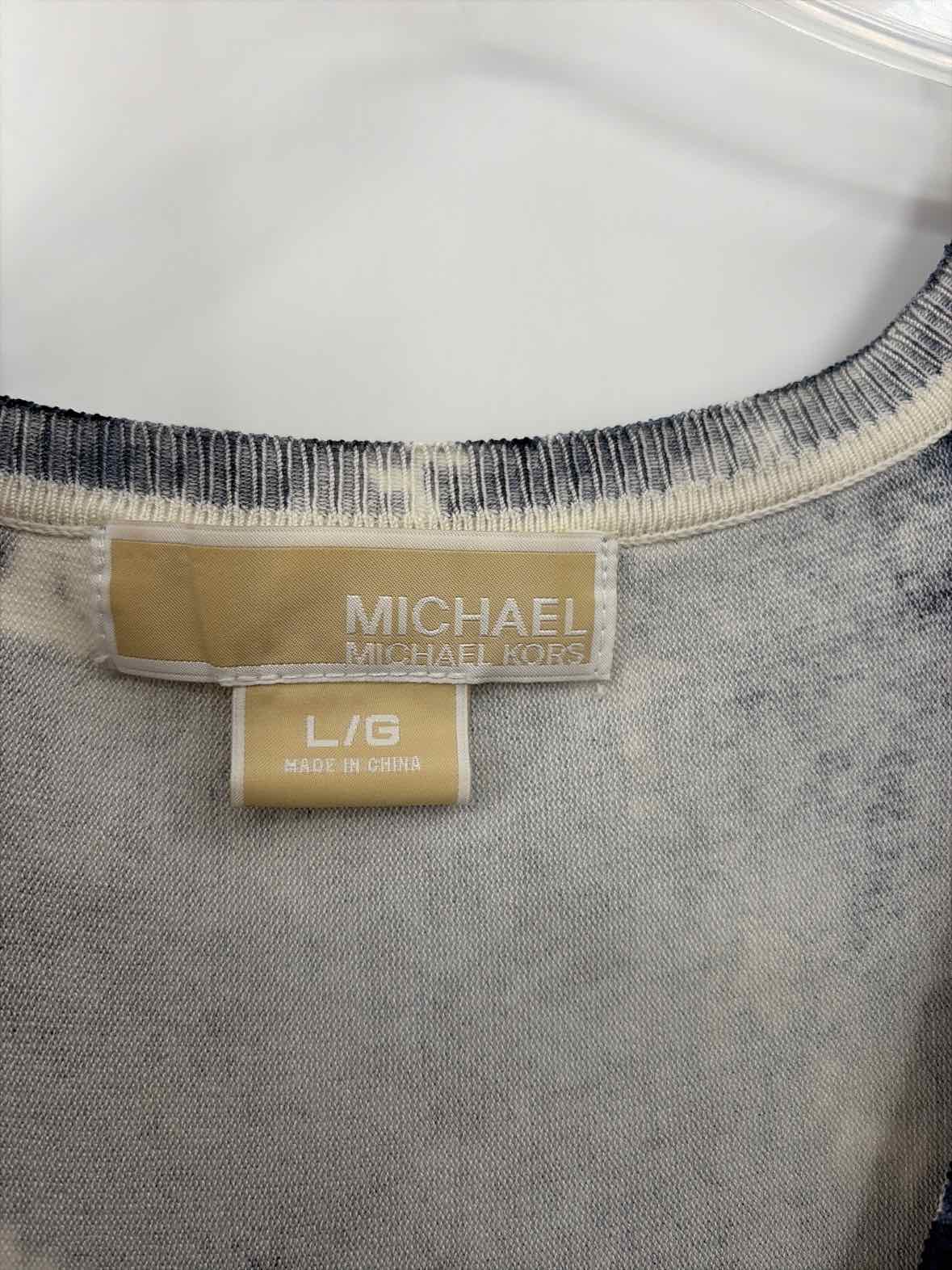 MICHAEL Michael Kors Blue Size Large Sweater | True Fashionistas.