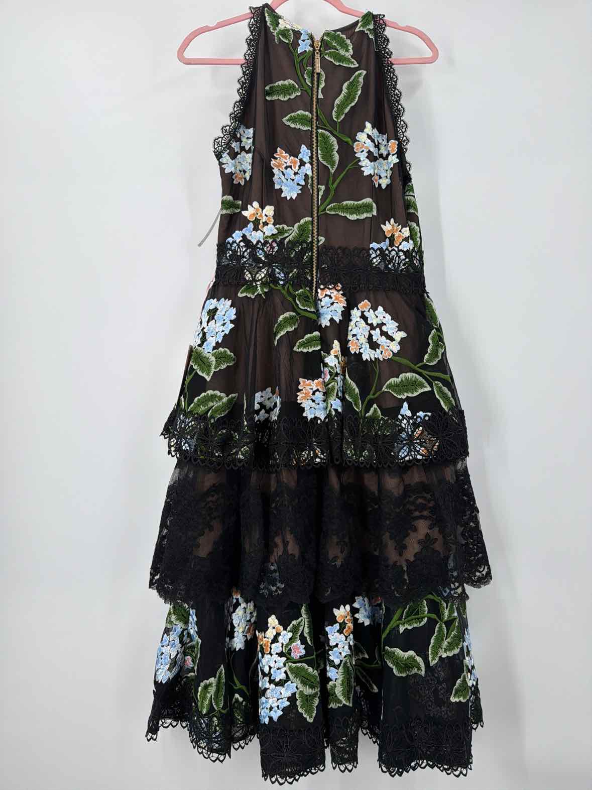 Pre-Owned Bronx & Banco Black Size XL Cocktail Midi Evening Gown | True Fashionistas.