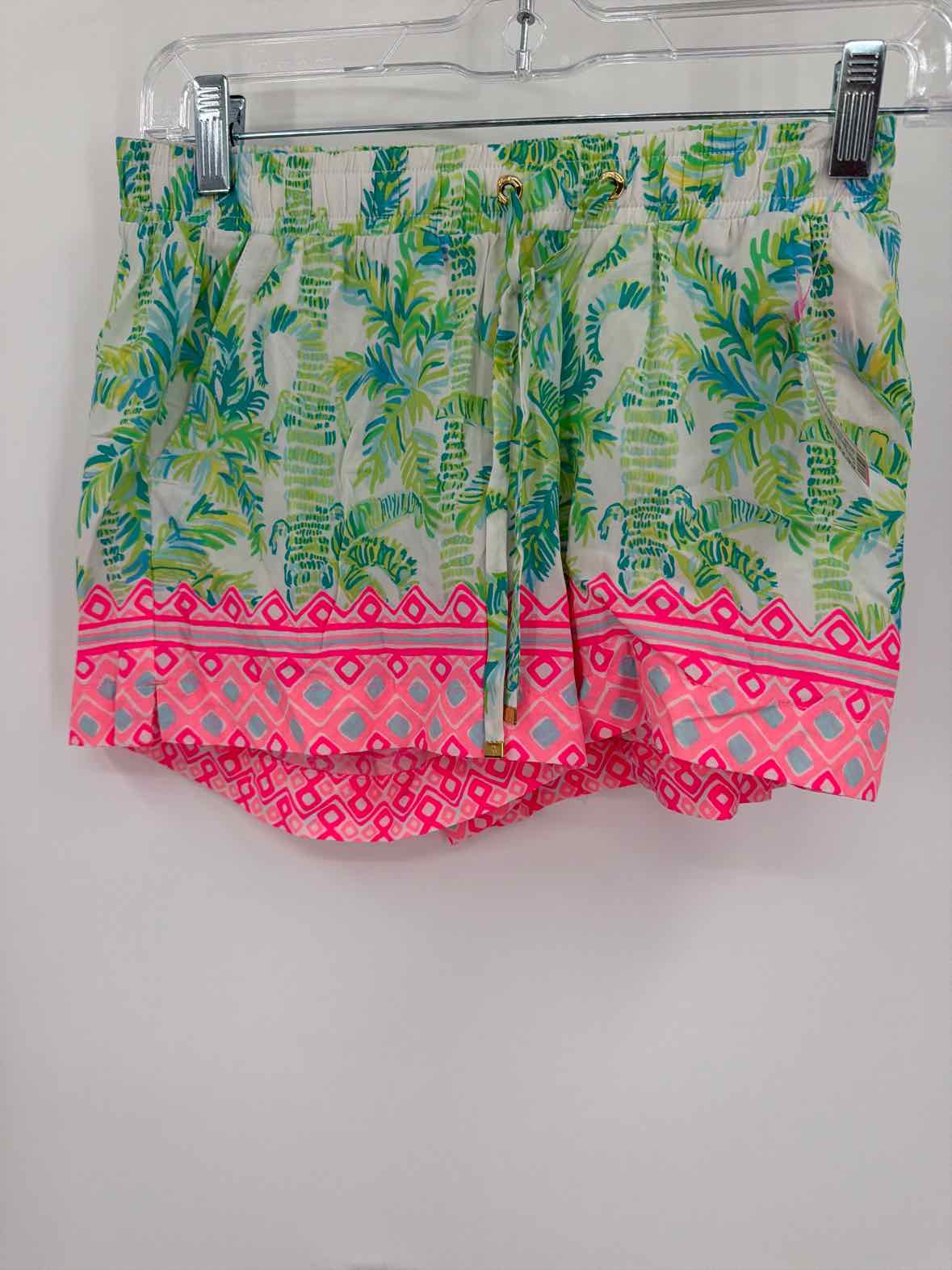 Pre-Owned Lilly Pulitzer Green Size XXS Printed Shorts | True Fashionistas.