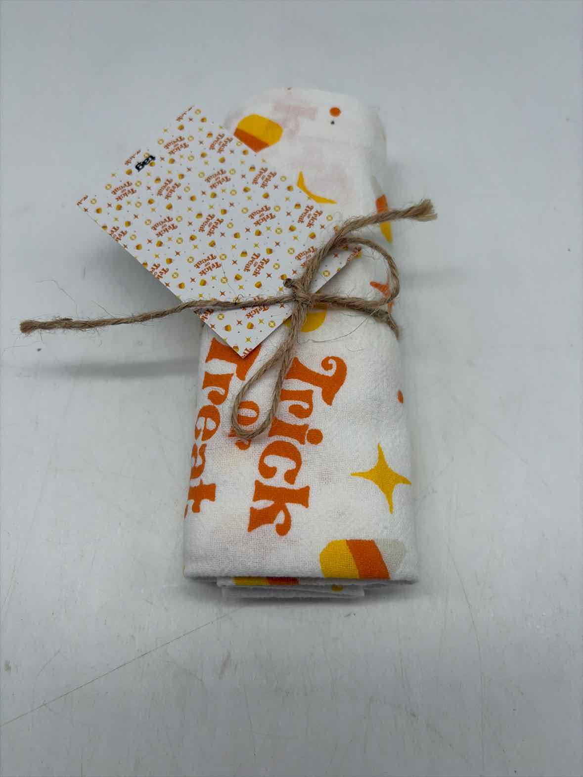 White Candy Corn Halloween Flour Sack Towel | True Fashionistas.