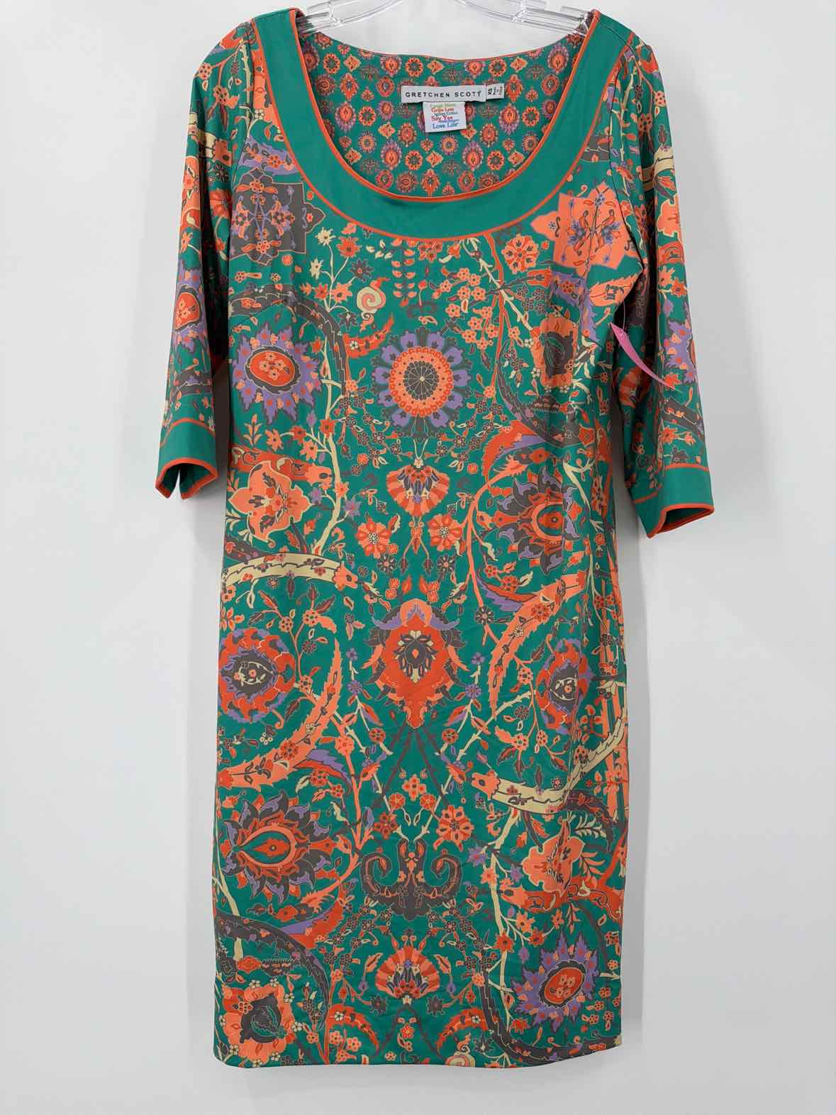 Pre-Owned Gretchen Scott Green Size XS Short Long Sleeve Dress | True Fashionistas.