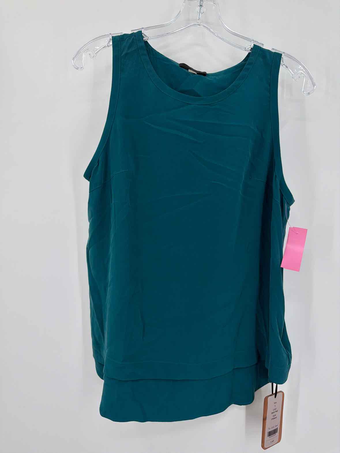 Pre-Owned The Eight Senses Blue Size Large Tank Top | True Fashionistas.
