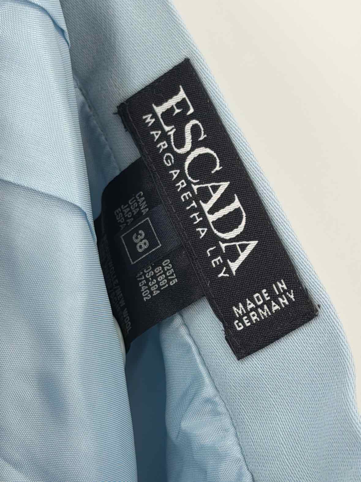 Pre-Owned Escada Blue Size 38 Pencil Skirt | True Fashionistas.