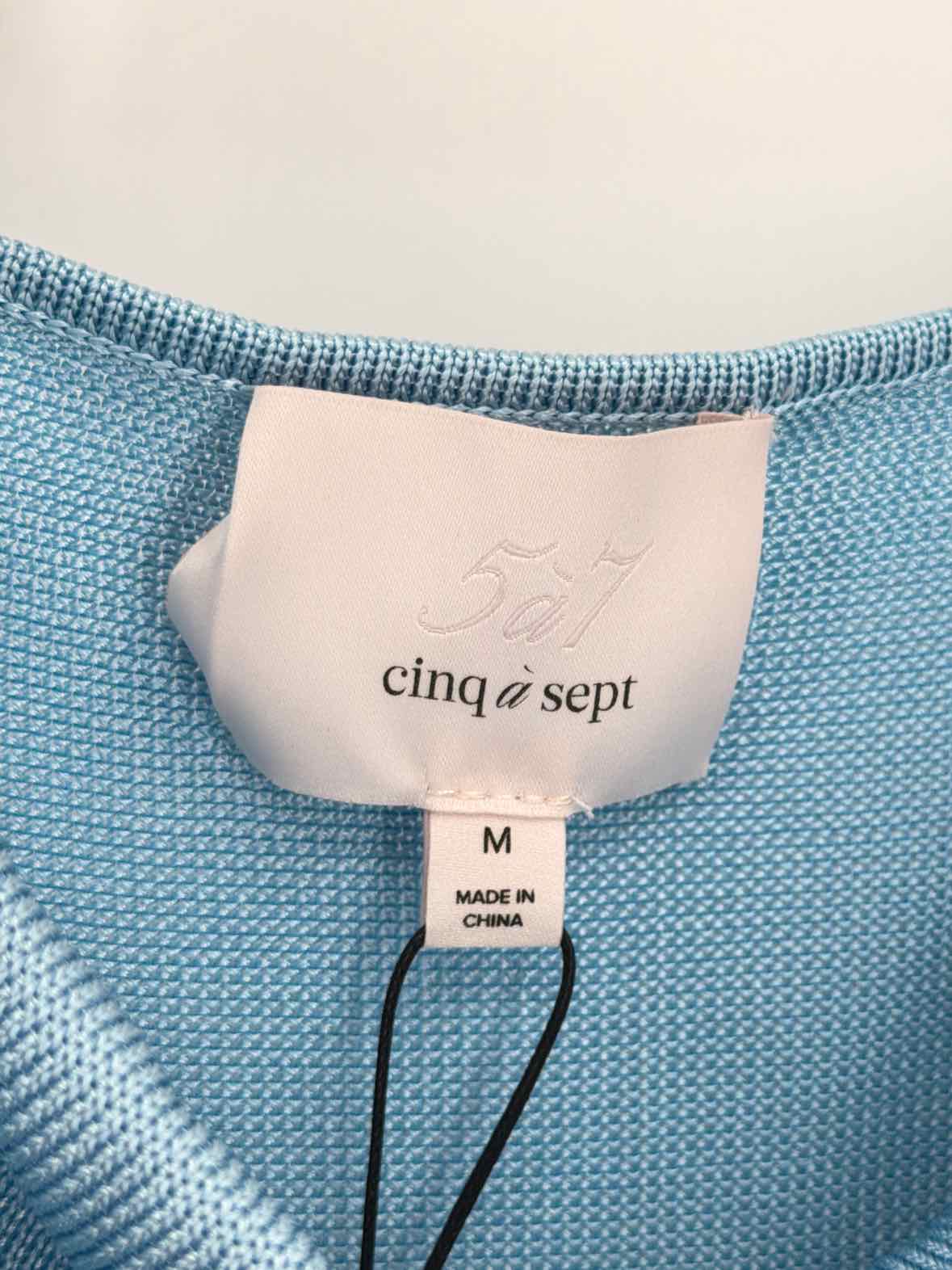 Pre-Owned Cinq a Sept Blue Size Medium Knit Tank Top | True Fashionistas.