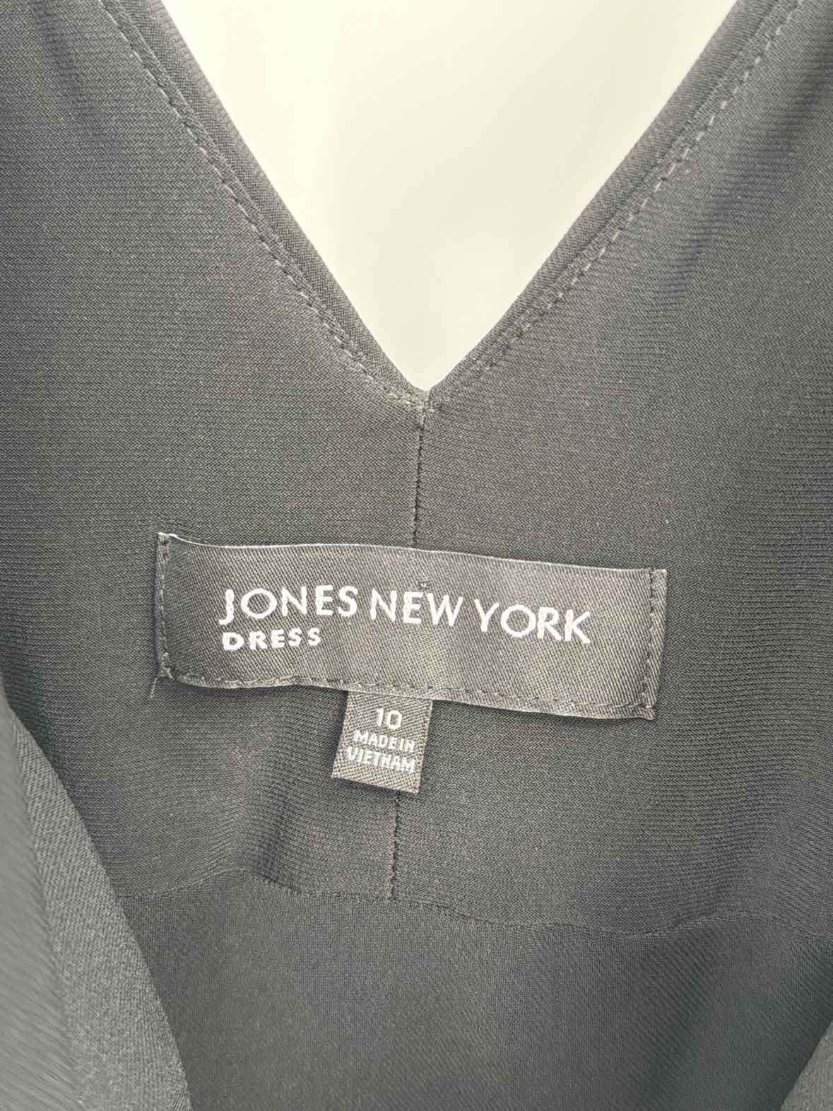 Pre-Owned Jones NY Black Size 10 Short Sleeveless Dress | True Fashionistas.