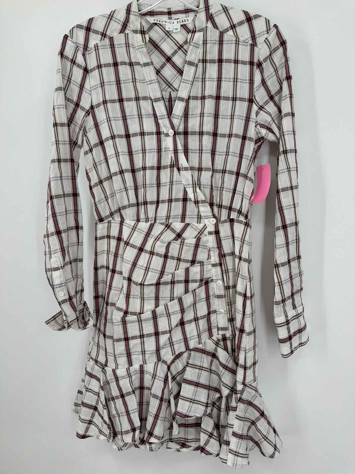 Pre-Owned Veronica Beard White Size XS Short Long Sleeve Dress | True Fashionistas.