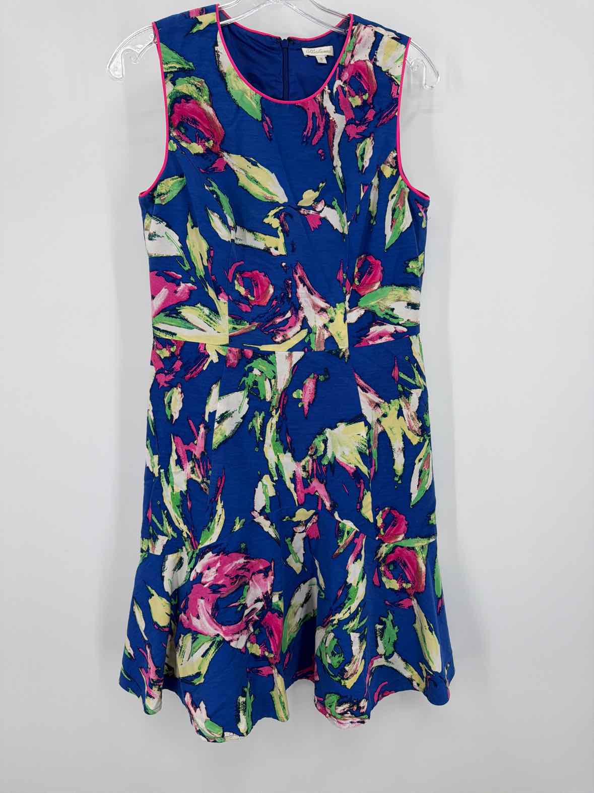 Pre-Owned Shoshanna Blue Size 8 Short Sleeveless Dress | True Fashionistas.
