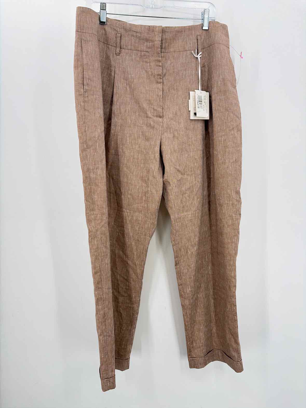 Peserico Tan Size 50 Casual Pants | True Fashionistas.