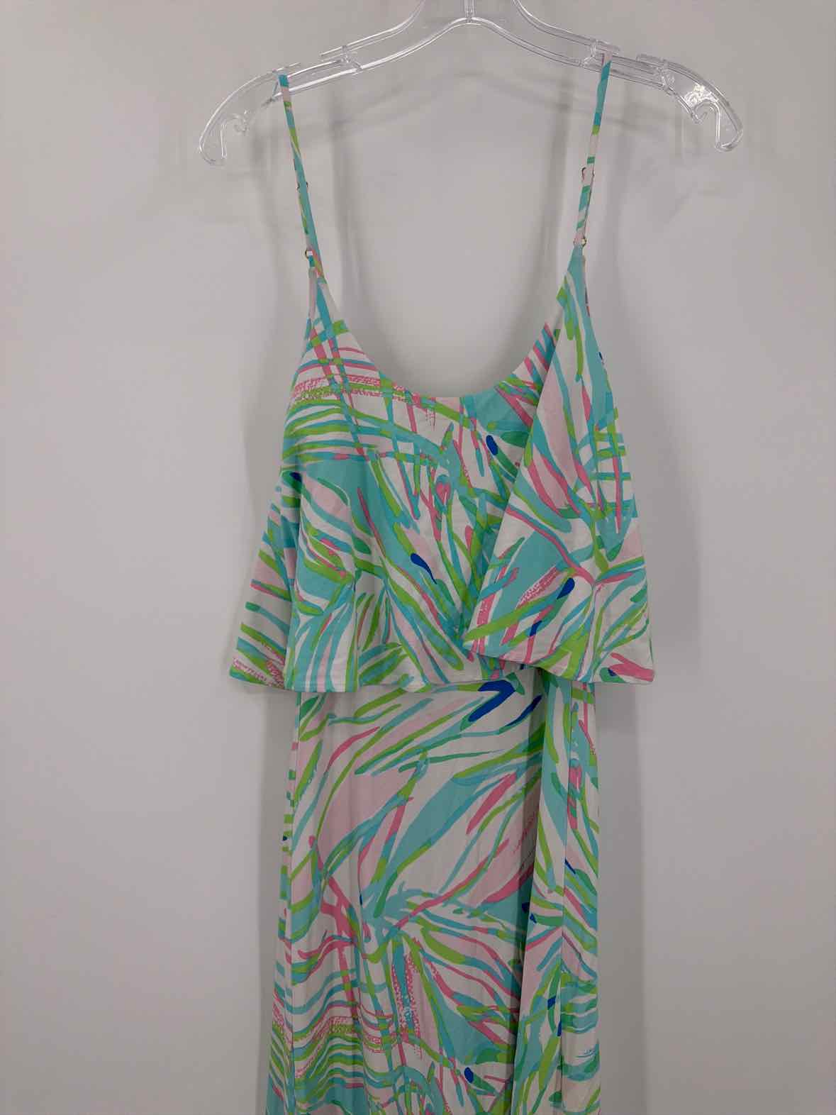 Pre-Owned Lilly Pulitzer Blue Size XS Long Sleeveless Dress | True Fashionistas.