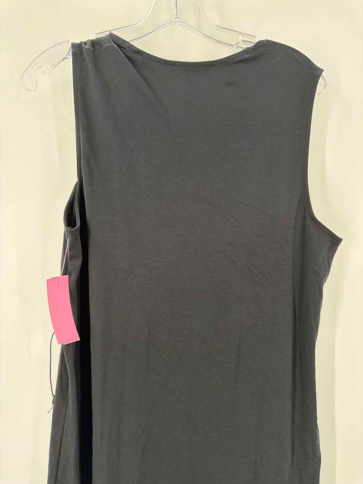 Pre-Owned Vince Black Size Large Long Sleeveless Dress | True Fashionistas.