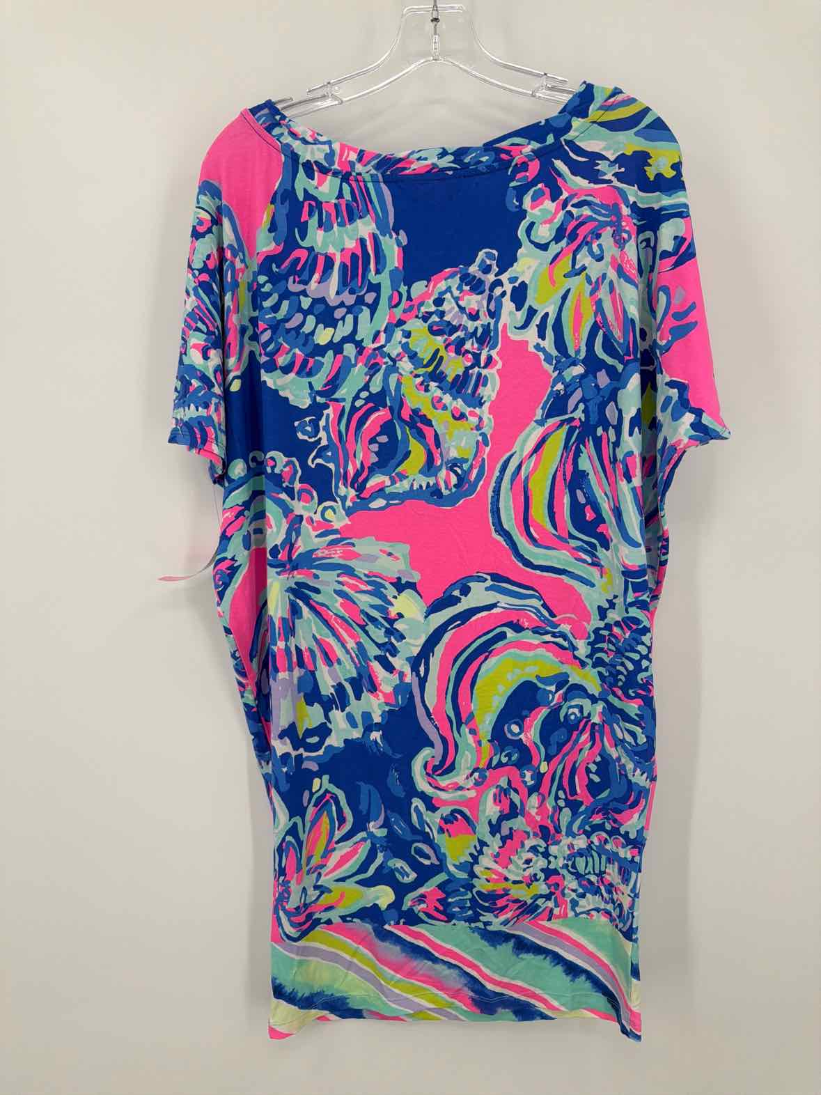 Pre-Owned Lilly Pulitzer Blue Size Small Short Short Sleeve Dress | True Fashionistas.