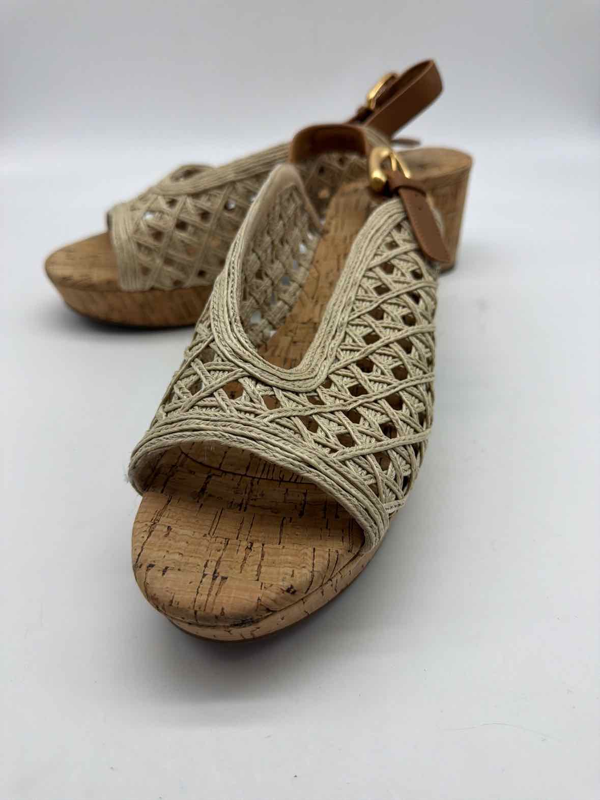 Pre-Owned Aerosoles Tan Size 9.5 Slingback Heels | True Fashionistas.
