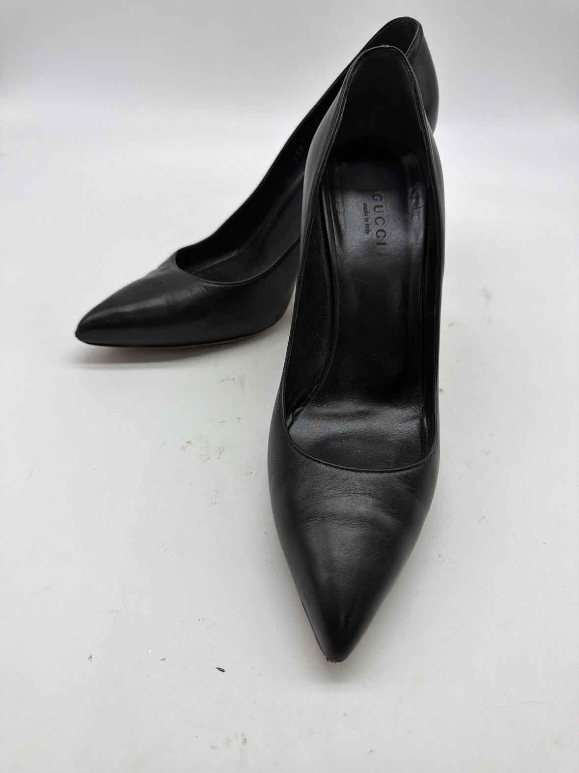 Pre-Owned Gucci Black Size 37 Pump Heels | True Fashionistas.