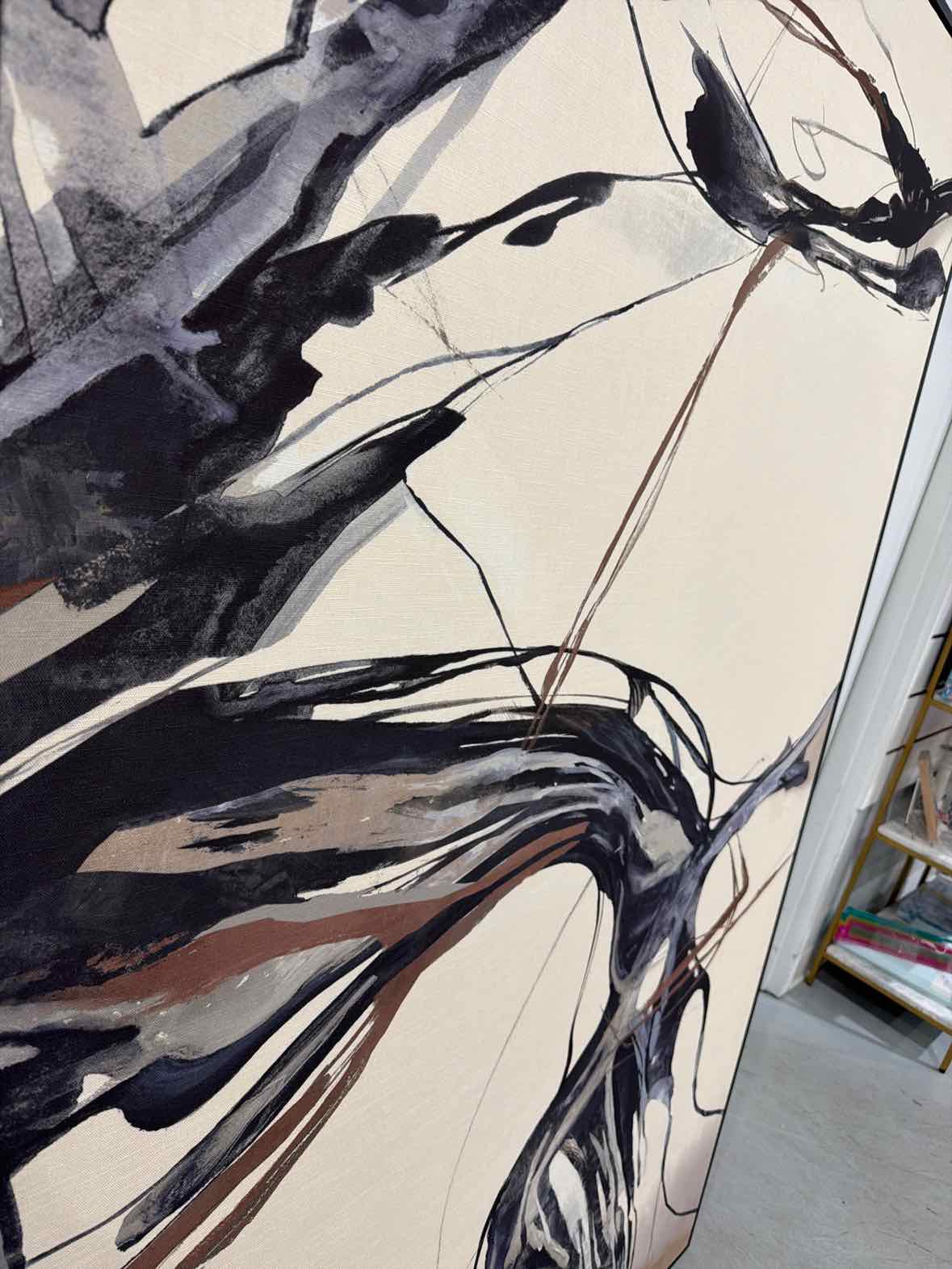 Melidious I Framed Abstract Canvas Artwork | True Fashionistas.