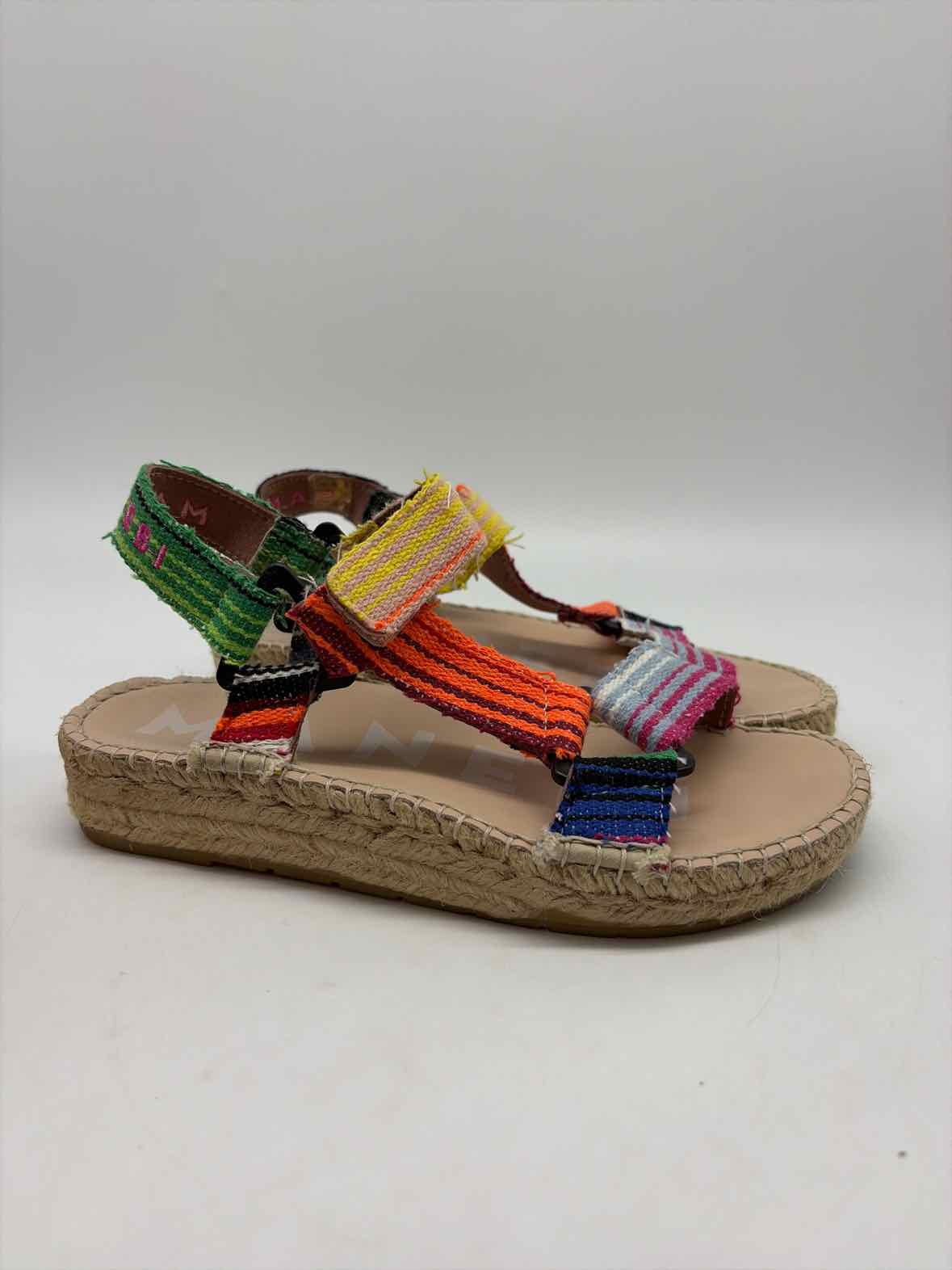 Pre-Owned Manebi Ivory Size 36 Strappy Sandals | True Fashionistas.