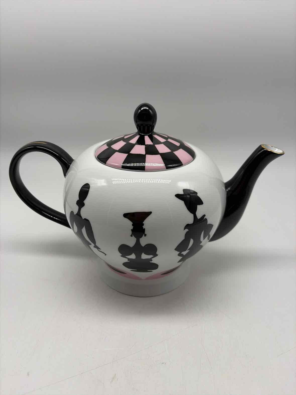 Nordstrom Pink & Black Tea Pot | True Fashionistas.