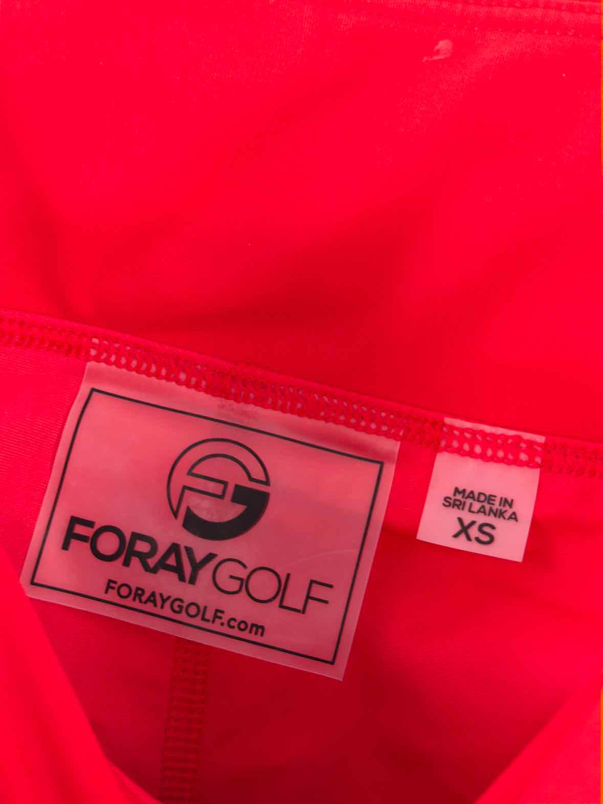 Pre-Owned Foray Golf Red Size XS Skort Athletic Skirt | True Fashionistas.