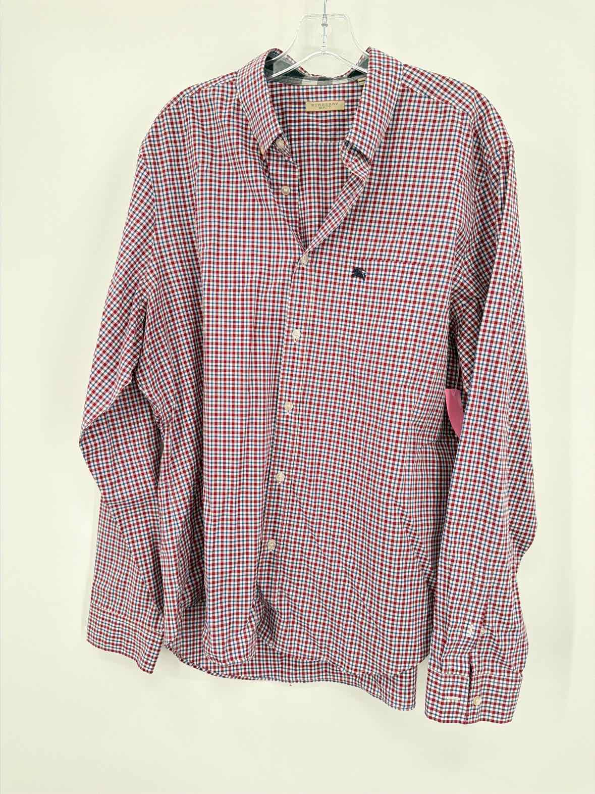 Pre-Owned Burberry Brit Purple XXL Men's Long Sleeve Shirt | True Fashionistas.