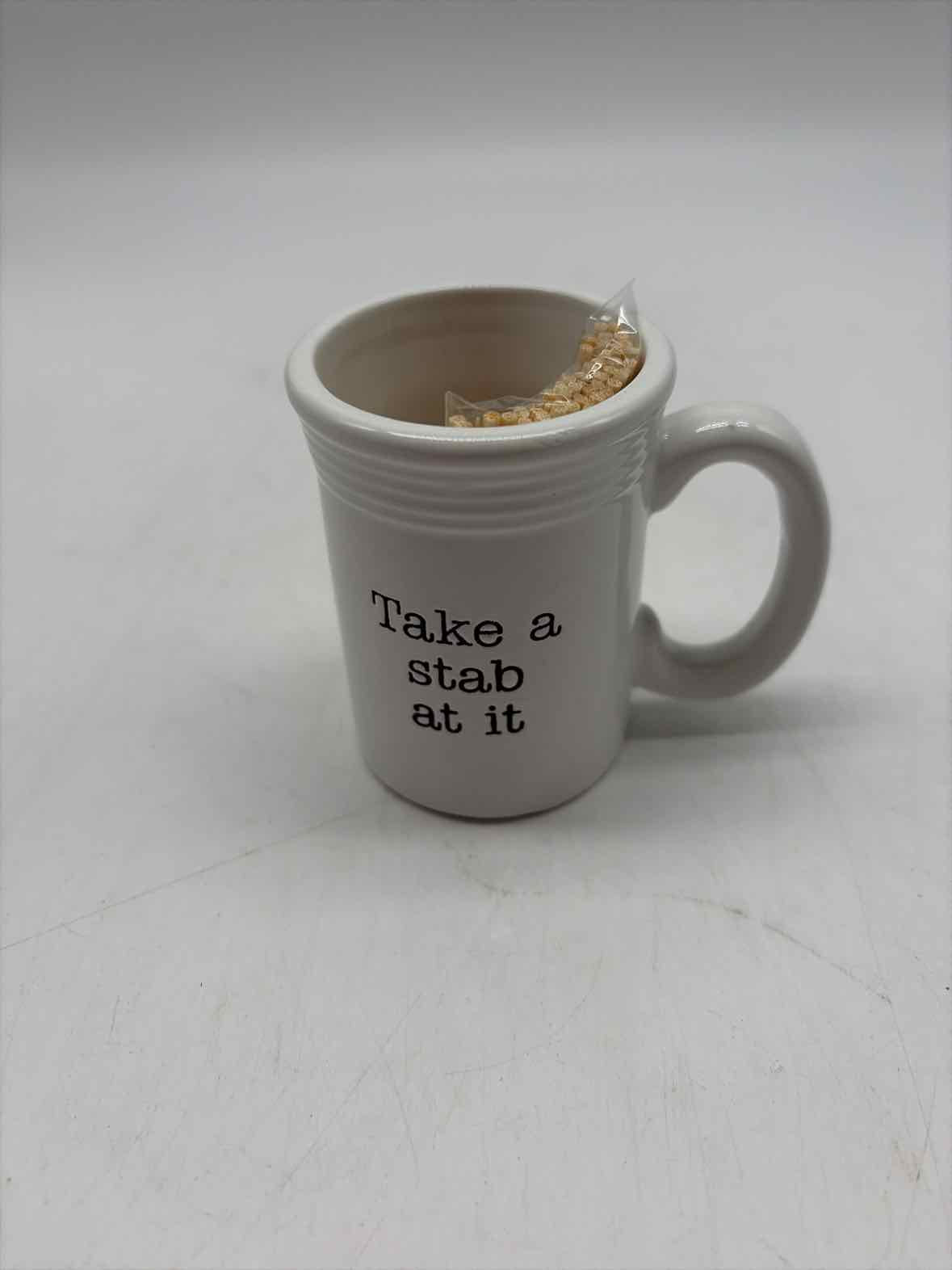 White Take a Stab Toothpick Holder | True Fashionistas.