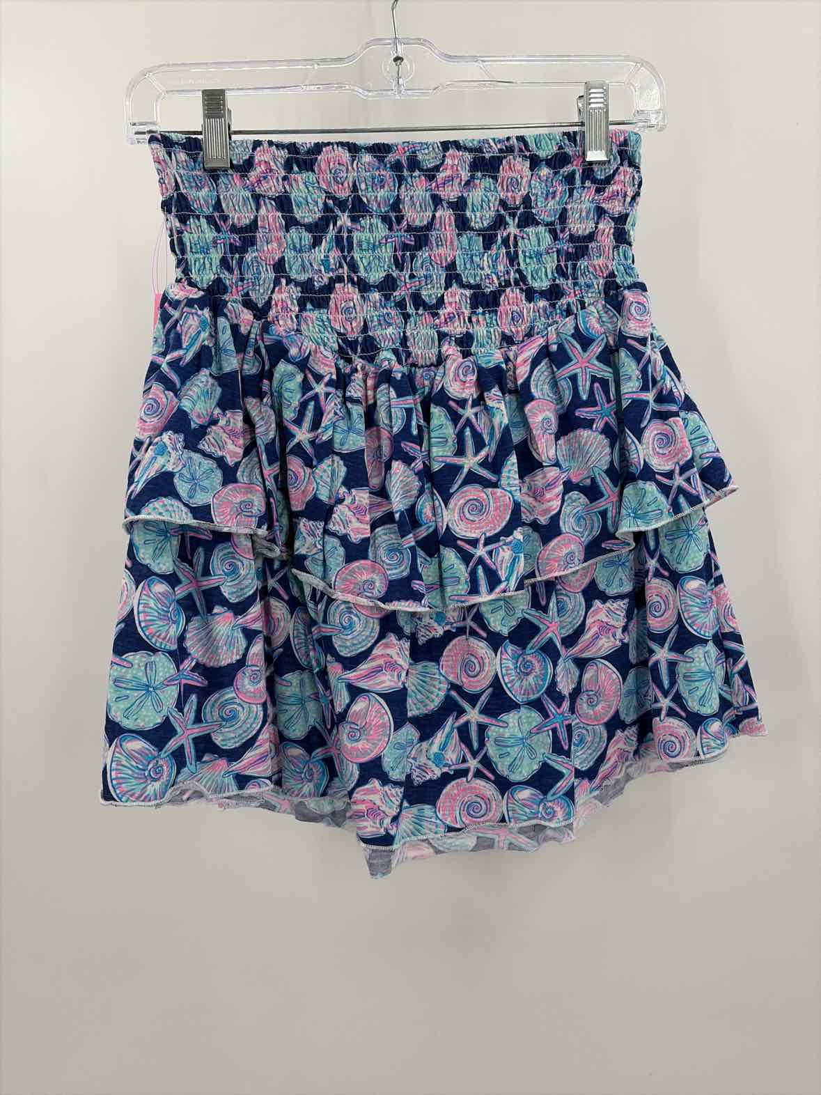Simply Southern Navy Size Small Seashell Knee-Length Pull On Skirt | True Fashionistas.