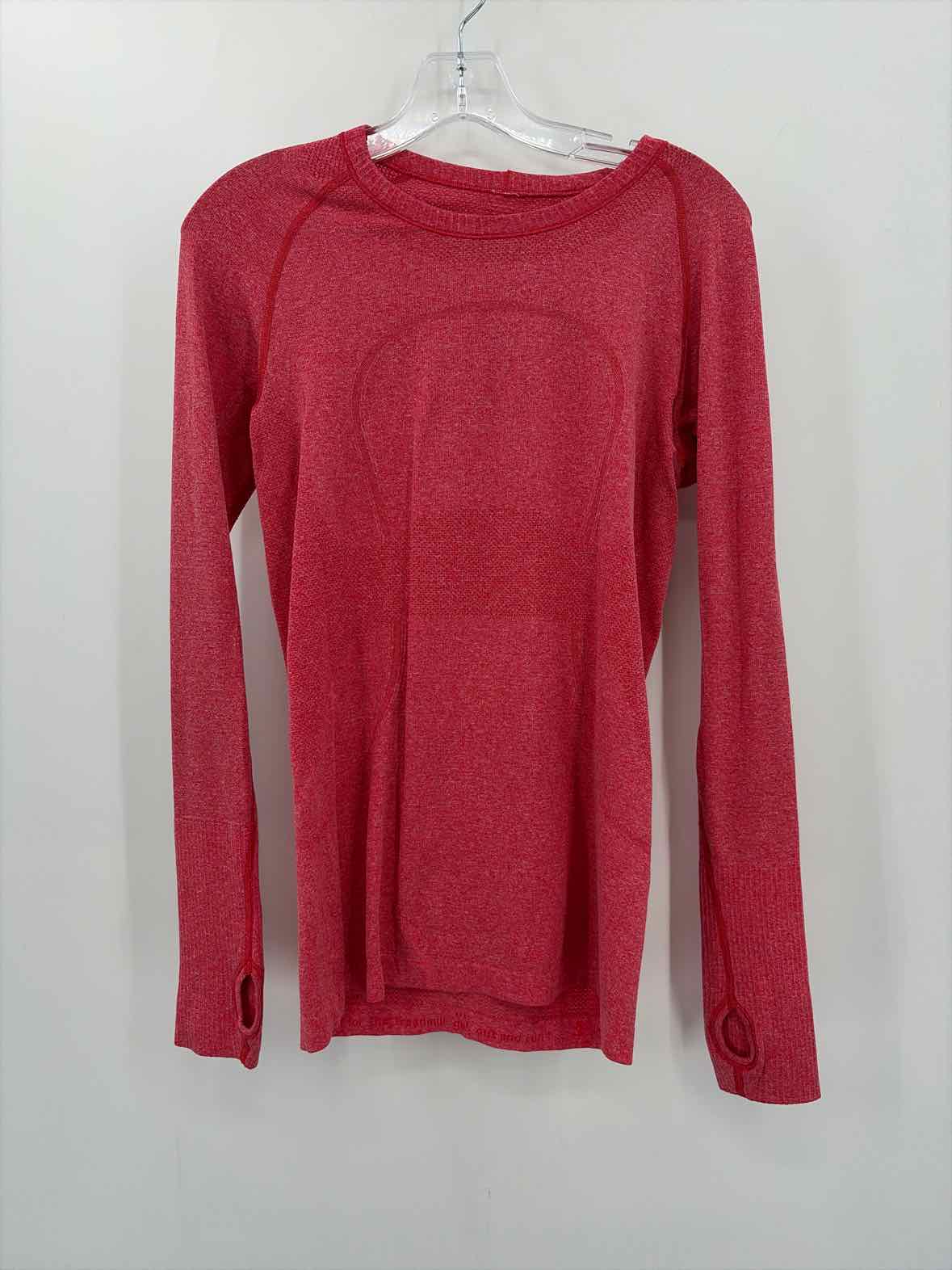 Pre-Owned Lululemon Red Size 8 Athletic Long Sleeve | True Fashionistas.
