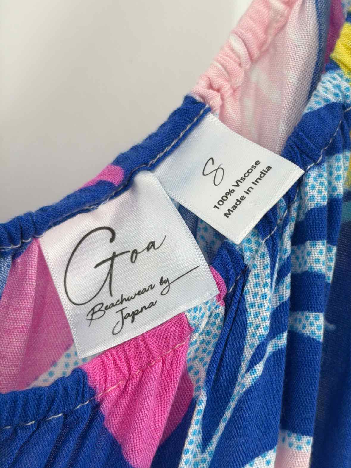 Pre-Owned Goa by Japna Blue Size Small Coverup | True Fashionistas.