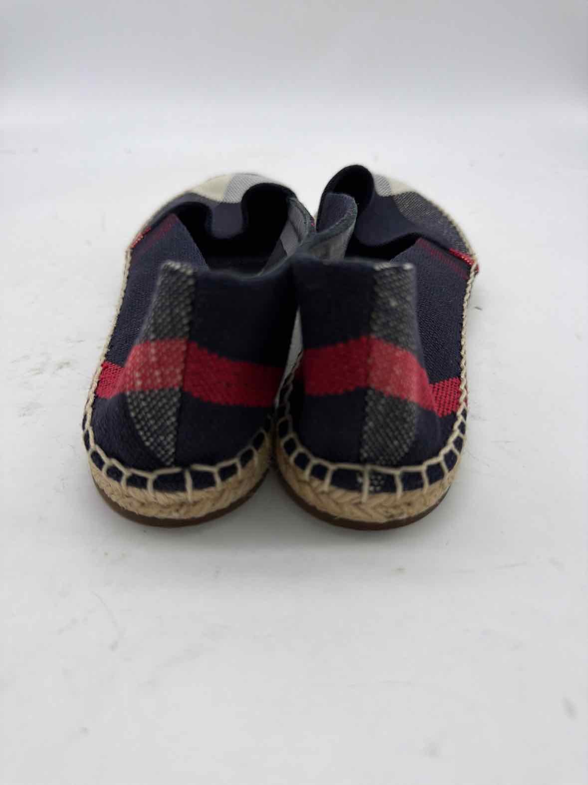 Pre-Owned Burberry Navy Size 7.5 Espadrille Flats | True Fashionistas.