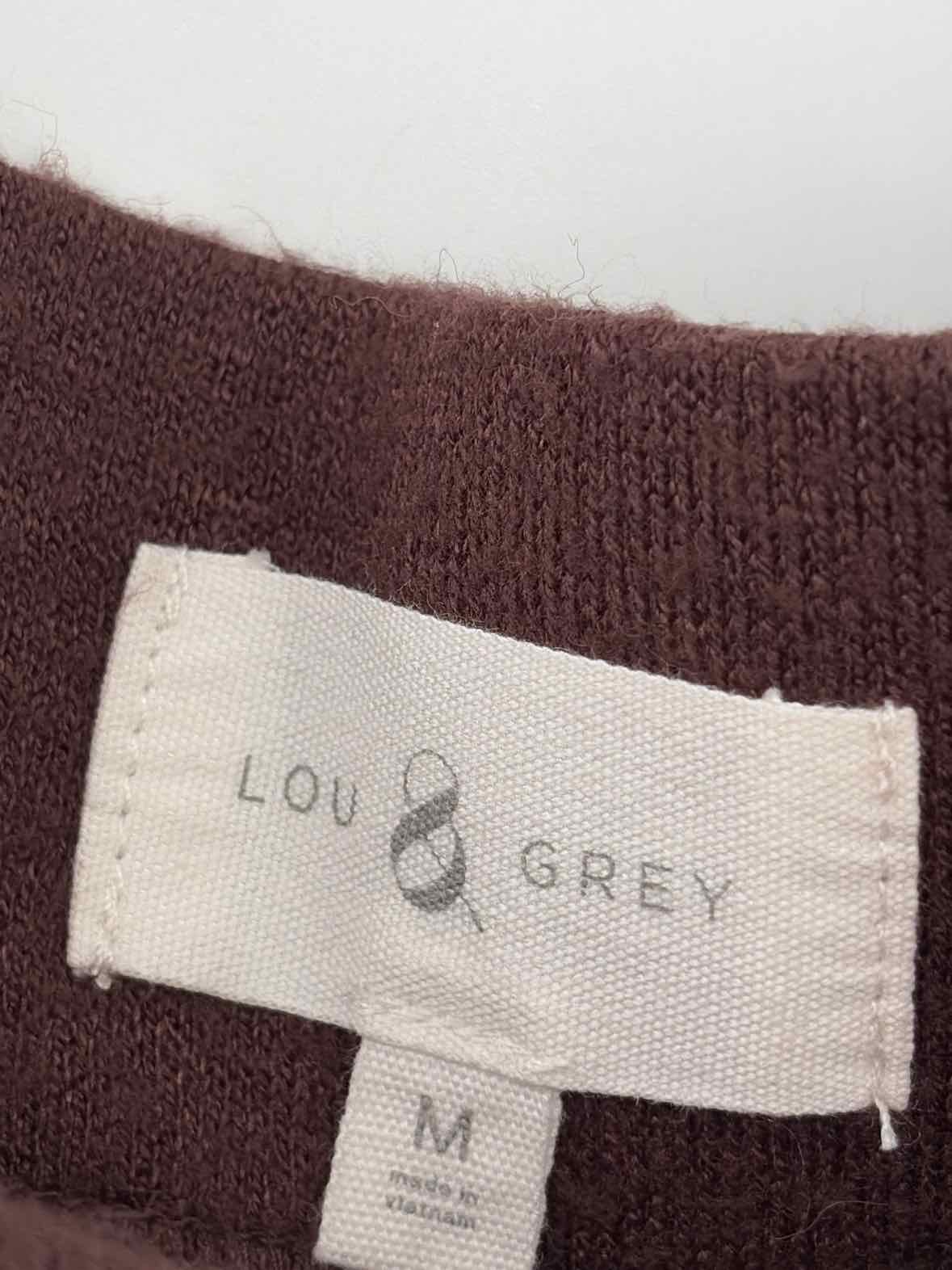 Pre-Owned Lou & Grey Brown Size Medium Wide Leg Pull On Pants | True Fashionistas.